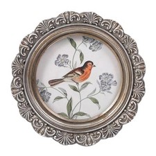 Vintage Picture Frames Picture Frames with Glass Front 3x3 Round Antique Gold