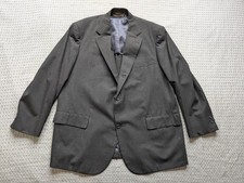 Vintage Brooks Brothers Golden Fleece Blazer Mens 48L Gray Wool USA 2 Button