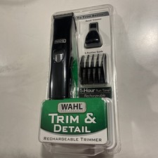 WAHL Trim Detail Rechargeable Trimmer 9865-1601 New Factory Packaged