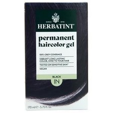 Herbatint Permanent Haircolor Gel Black - 1N 170 mL