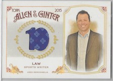 Keith Law 2015 Topps Allen & Ginter's Relics B #FSRB-KL RARE SP PATCH MEM