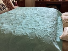 Debenhams Light Jade Bedthrow. Excellent Condition. Hardly Used.