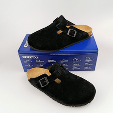Birkenstock Boston Black Clog Soft Footbed Unisex Shoes US 6-12 0660471/0660473