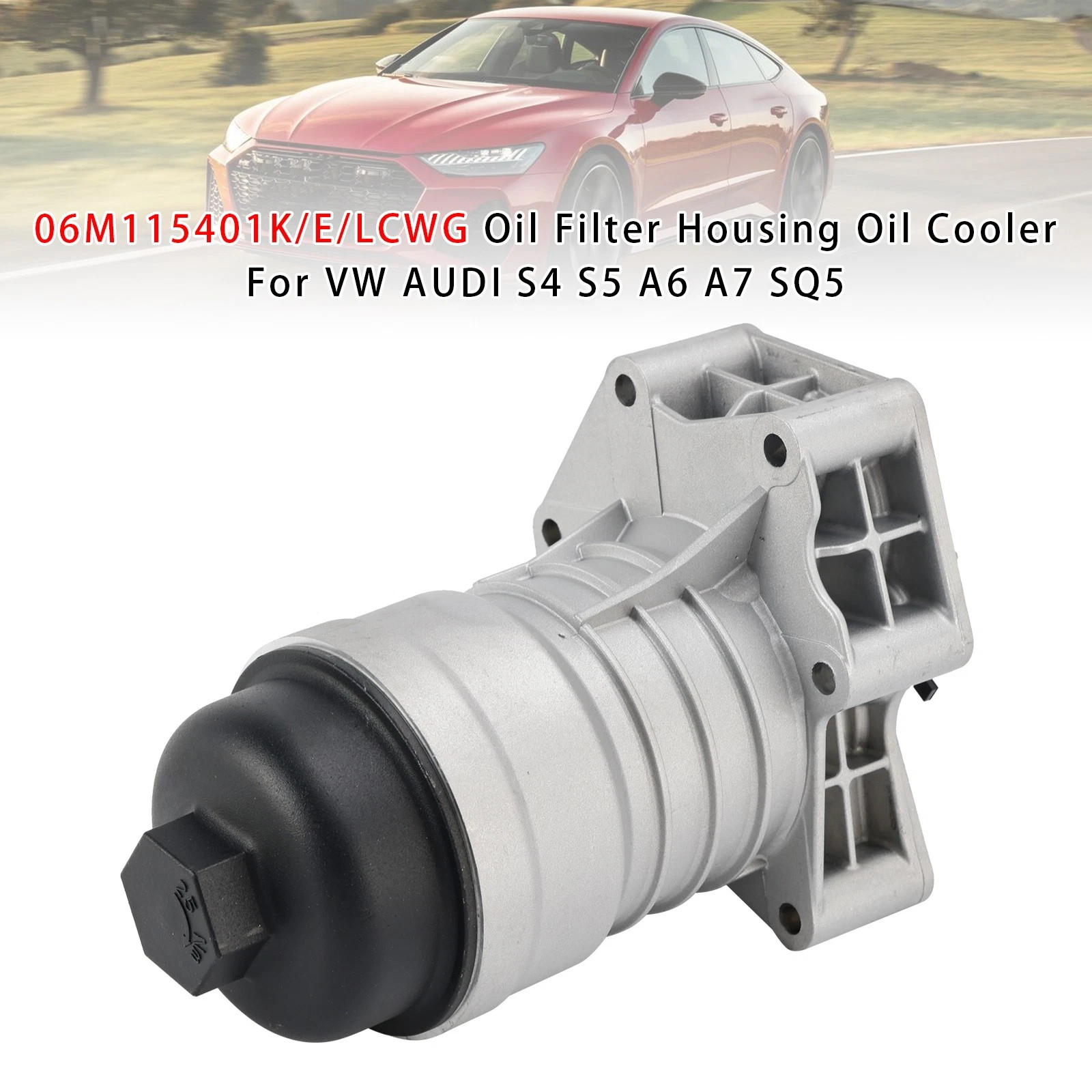 Suitable for Volkswagen Touareg Audi S4 S5 Bentley Tim Yue oil filter assembly.