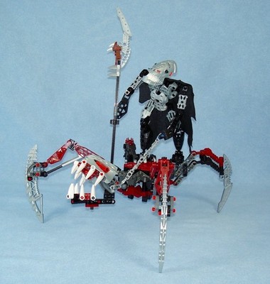 Lego Bionicle Piraka 8764 VEZON & FENRAKK Glow in Dark Teeth/Light-Up Eyes 100% 