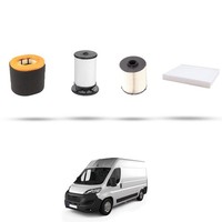 Hoffcar Set Service - 4 Filter FüR Fiat Ducato 2.2 D 118Kw Von 2021