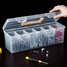1-7Pcs Tool Parts Storage Box Set Multi-Compartment Hardware Organizer