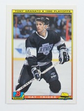 1990-91 Bowman Hockey Hat Trick #18 Of 22 Tony Granato