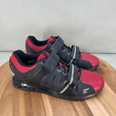 Reebok CrossFit Lifter Plus 2.0 Mens Weightlifting Shoes Black Red M48557 Size 8