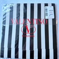 Valentino Foulards Vintage Silk Scarf Lavender Seashell Italy NWT Coastal