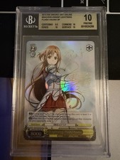 2013 Weiss Schwarz Sword Art Online Lightning Flash Asuna BGS 10