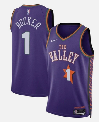 Phoenix Suns City The Valley NBA Swingman Jersey - 52 XL - Devin