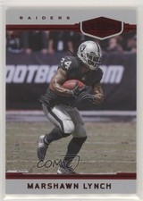 2018 Panini Plates & Patches Red 10/10 Marshawn Lynch #152 ni4