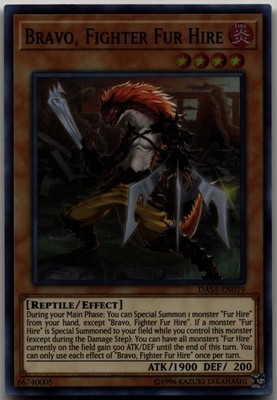 Bravo, Fighter Fur Hire Super Rare Dark Saviors DASA-EN019 LP
