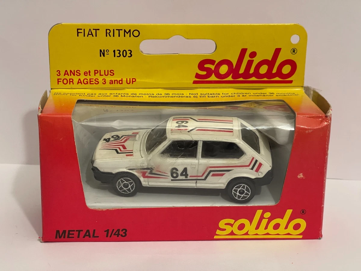 Modèle Réduit 1/43 – SOLIDO – FIAT RITMO "médecin De Nuit" - N°1303, Occasion