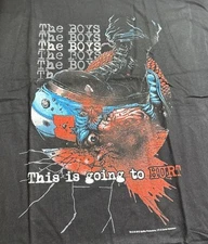 NIP Vintage 2012 Graphitti Designs The Boys Spitfire Shirt Comic Art Size XL