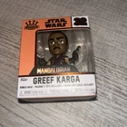 Greef Karga, Star Wars Mandalorian Mini Funko  2.5" Figure #32, Damage R Corner