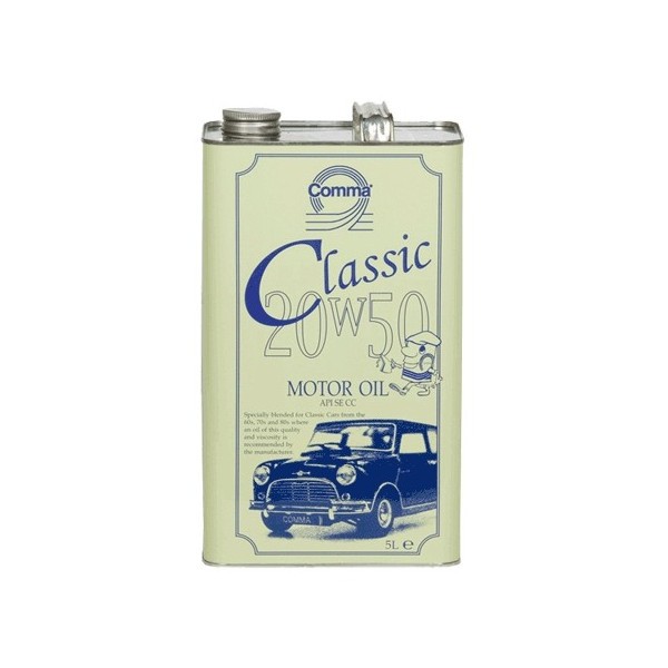COMMA Classic 20W-50 Motor Oil - 5L - Image 2