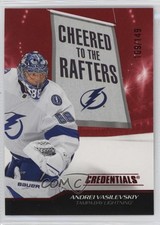 2024 Credentials Cheered to the Rafters Red /149 Andrei Vasilevskiy #CR-AV 0tc8