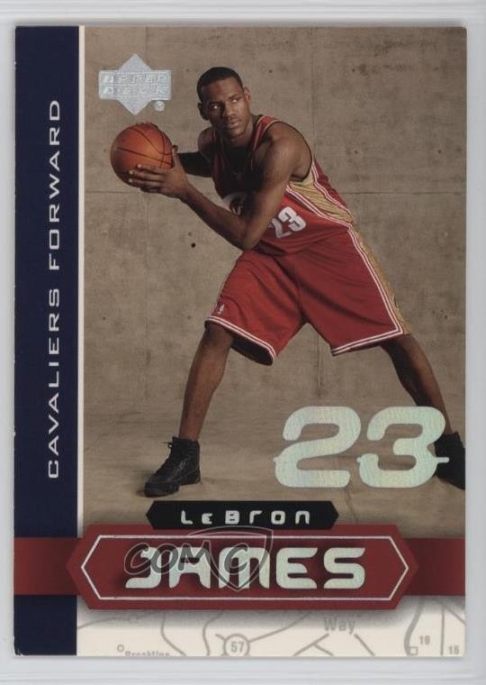 2002-03 Upper Deck UD Superstars Gift Box Bonus LeBron James #LBJ-3 0d3
