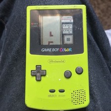Nintendo Game Boy Color Kiwi Green, Works, Read Description
