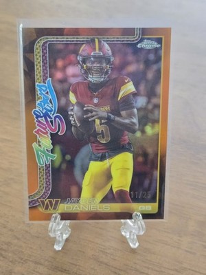 2025 Topps Chrome - Future Stars Jayden Daniels #FS-14 Orange /25