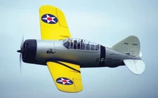 Brewster F2A F-2-A Buffalo WWII Desktop Wood Airplane New Model Large Scale 1/24