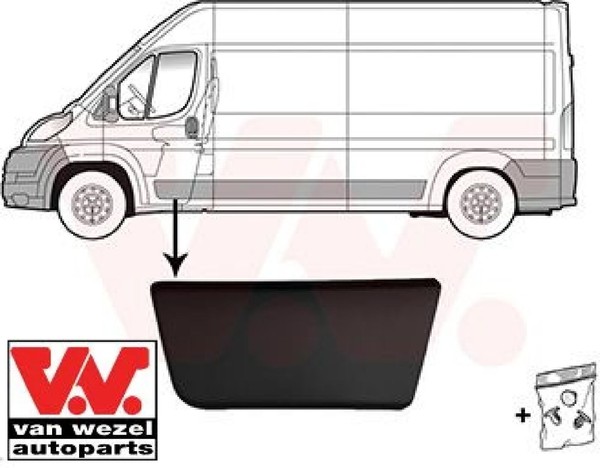 VAN Wezel 1652403 Zier-/Schutzleiste FüR TüR-image