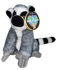 FAO Schwartz Planet Love Lemur Plush Soft Toy NEW Stuffed Animal 10" MINT NWT
