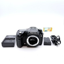 PENTAX K10D Black 10.2MP DSLR Body Shake Reduction Weather Sealed APS-C SD Japan