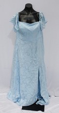 Azazie Women's Sue Off Shoulder Floral Bridesmaid Dress EJ3 Sky Blue Size A18