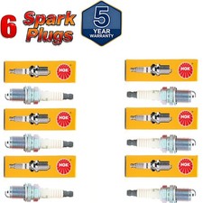 Set of 6 NGK 2756 V-power Spark Plugs BKR6E11 For Lexus Acura Chevrolet Kia