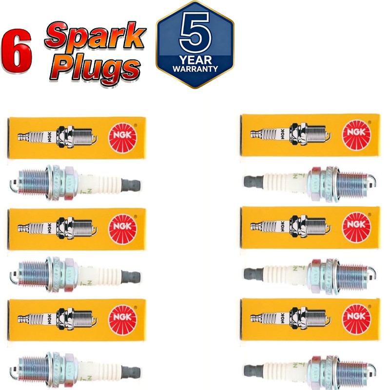 Set of 6 NGK 2756 V-power Spark Plugs BKR6E11 For Lexus Acura Chevrolet Kia