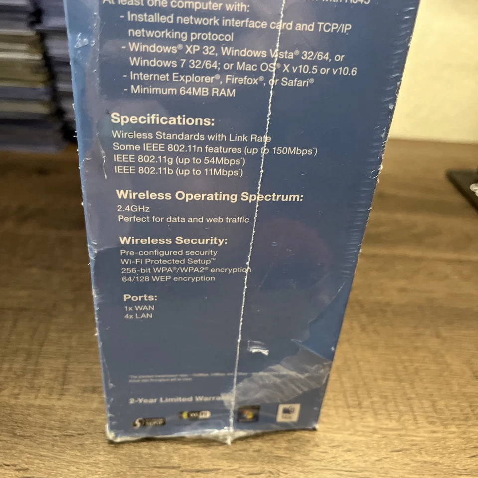 NEW Belkin N150 Basic Wifi Router 802.11n up to 150Mbps 2.4GHz 4Lan ports - Image 4 of 4