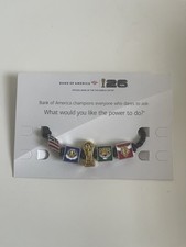 Bank of America Multicolor Charm Bracelet Lot...