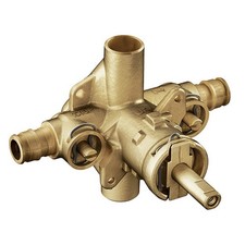 Moen 8375HD Commercial 1/2" PEX Posi-Temp Brass Rough in Valve Includes Stops