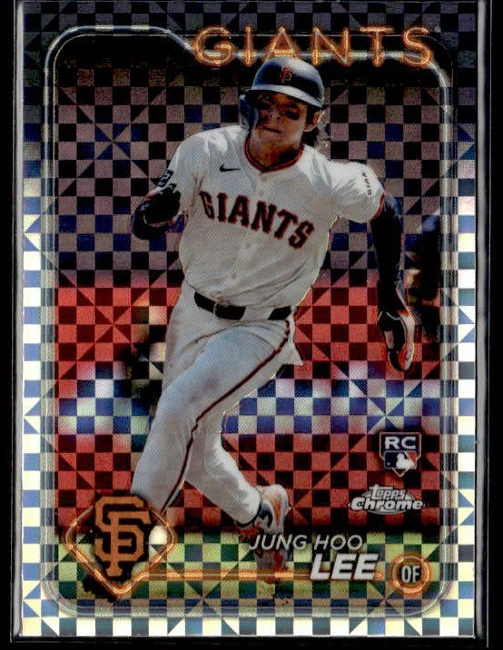 L25,882 - 2024 Topps Chrome X-fractors #201 Jung Hoo Lee