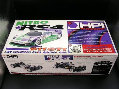 Vintage 1997 HPI NITRO RS4 Porsche 911 GT1 JDM EMPTY KIT Retail Vintage 1997 HPI NITRO RS4 Porsche 911 GT1 JDM EMPTY KIT Retail