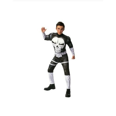 NWT Teen Men's Rubies Marvel Punisher Muscle Chest Costume Size Teen (28 - 30)