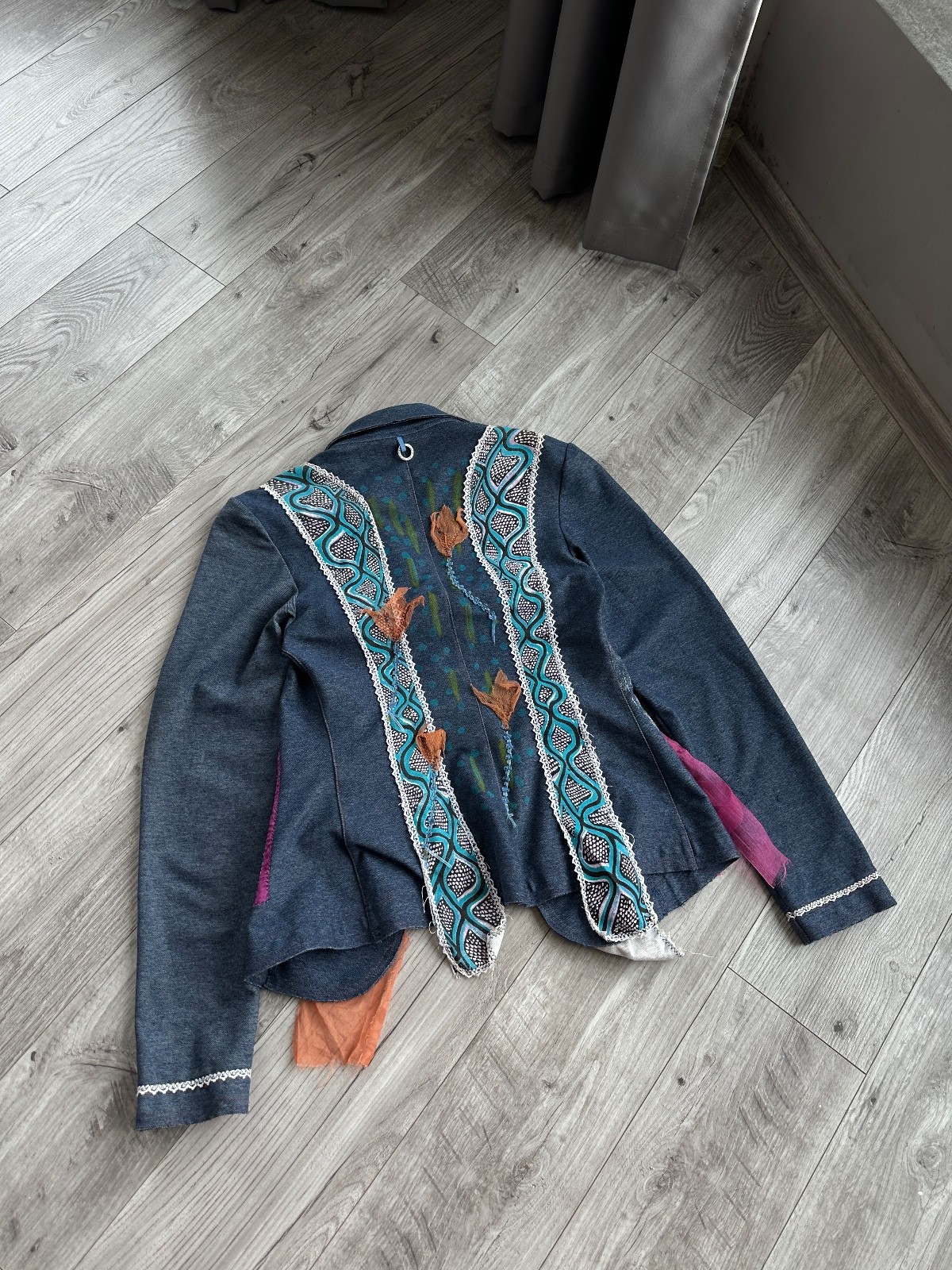 Save The Queen Y2K multicolour Patchwork Light De… - image 2