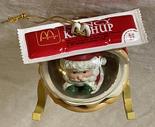 McDonalds Christmas Fly-By 1994 & Above the Crowd 1995 Christmas Ornaments-PAIR - Picture 9 of 14
