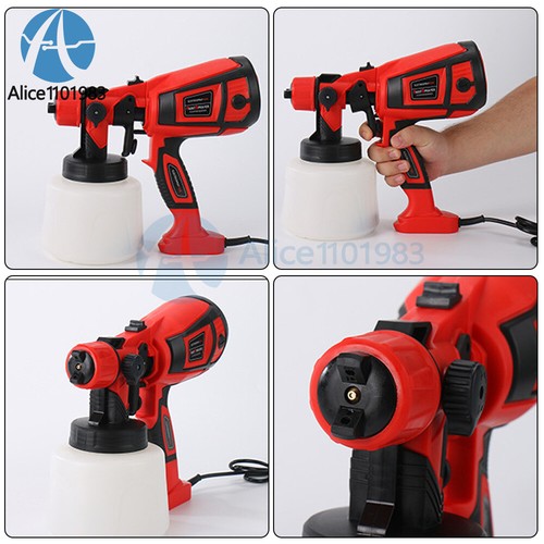 High Pressure Wired Electric Paint Sprayer Handheld Paint Spray Painting Tool US - Picture 11 of 18