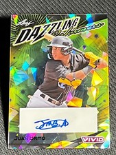 2023 Leaf Vivid GRAY CRYSTALS DAZZLING AUTO Juan Brito 8/9