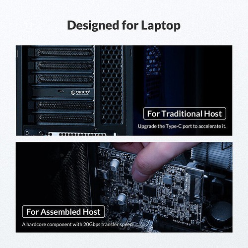 ORICO PCI-E to USB 3.2 20Gbps High Speed PCI-E Express Expansion Card Adapter - Photo 8/12