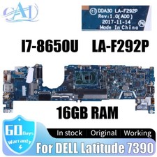 LA-F292P Mainboard For DELL Latitude 13 7390 2-In-1 Laptop Motherboard 02WCVJ I7