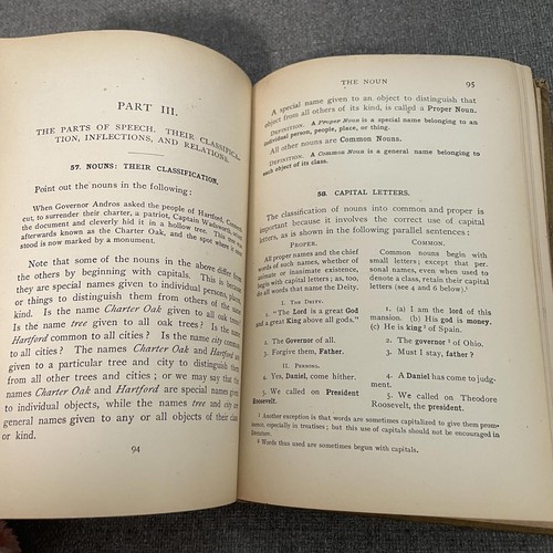 Antique 1903 Steps in English Book Two Vintage American Book Company Hardcover - Picture 8 of 9