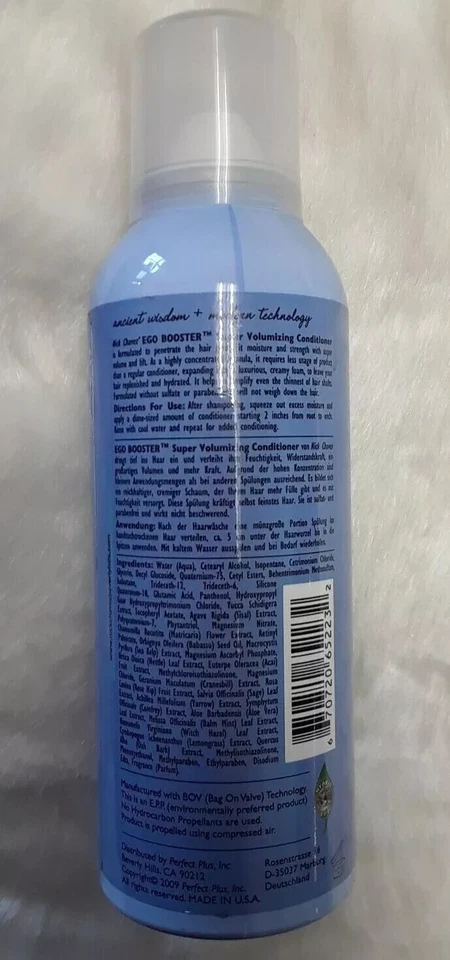 Nick Chavez EGO BOOSTER Super Volumizing CONDITIONER sulfate/paraben-free 6.7oz - Image 2 of 4