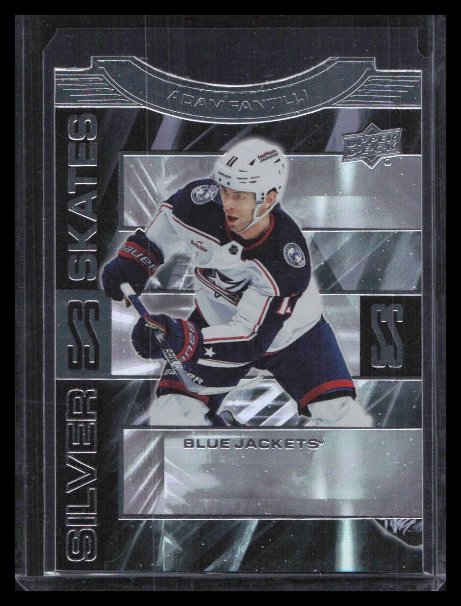 Adam Fantilli #SS-3 Hockey Cards 2023 Upper Deck Silver Skate trading card — raw and PSA graded price guide