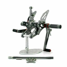 Rearset Rear set Foot pegs For Kawasaki ZX 10R 2006-2007 Gray UK