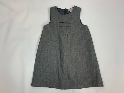 NEW Lisa Rose Gray Silver Shimmer Tweed Star Stud Dress 4